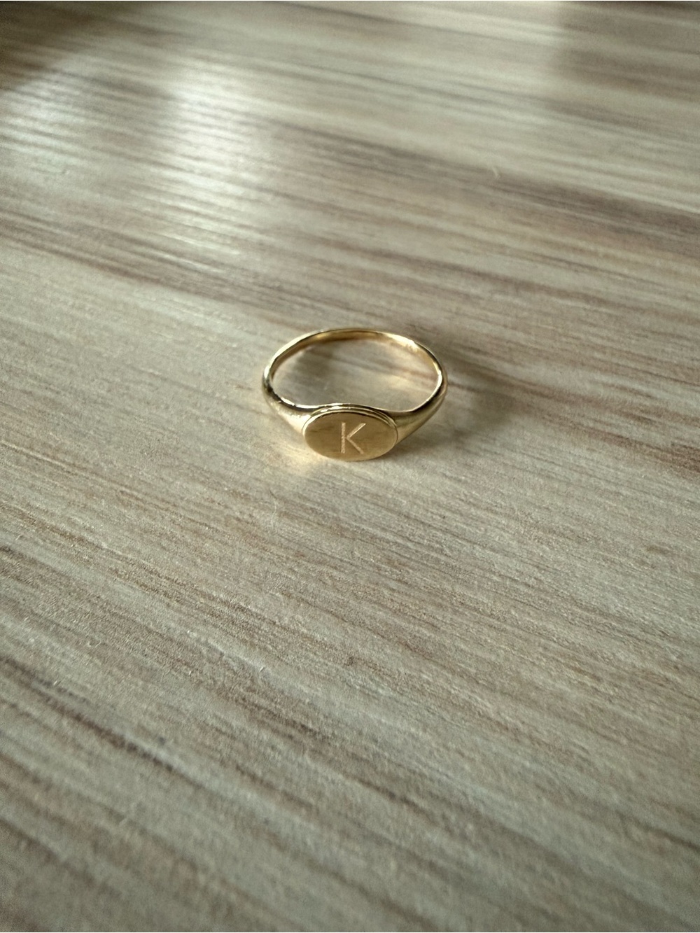 Mejuri Signet Ring 14k Gold - Size 7